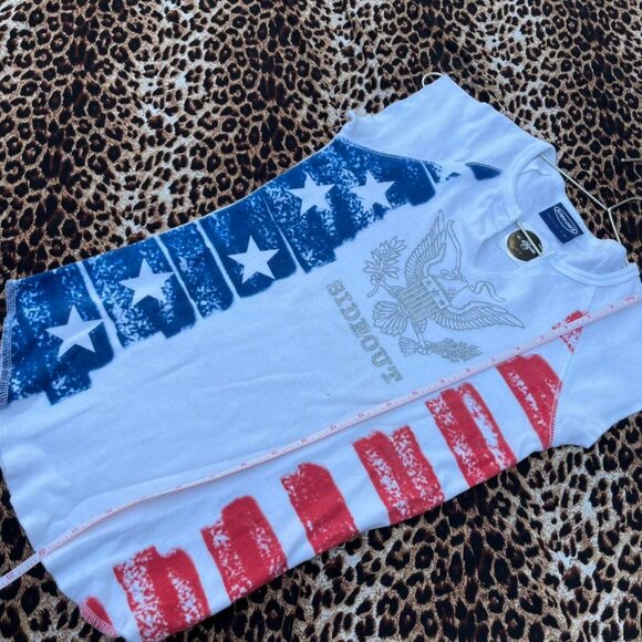 90s american flag eagle top - Picture 7 of 8